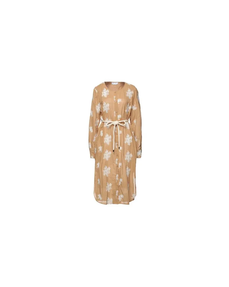 Weili Zheng KLEIDER - Midi-Kleiderauf YOOX.COM Kamel