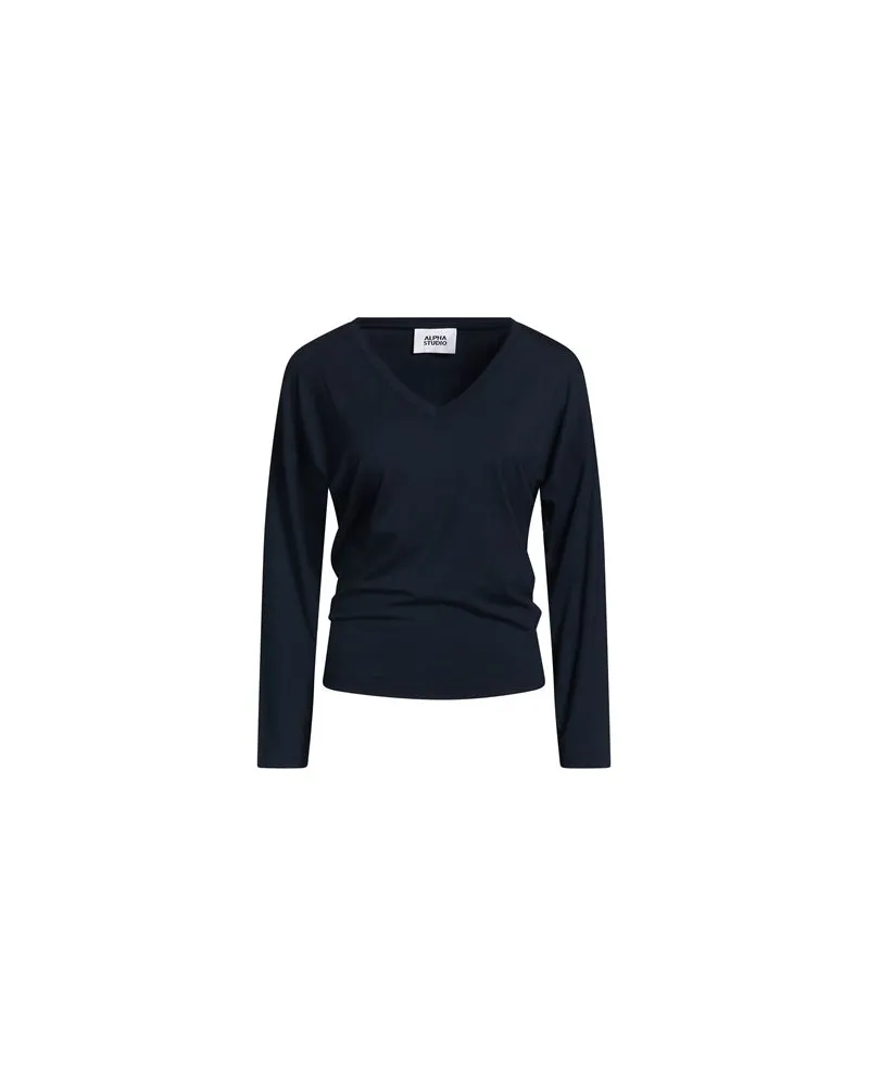 Alpha Studio TOPS - T-shirtsauf YOOX.COM Nachtblau