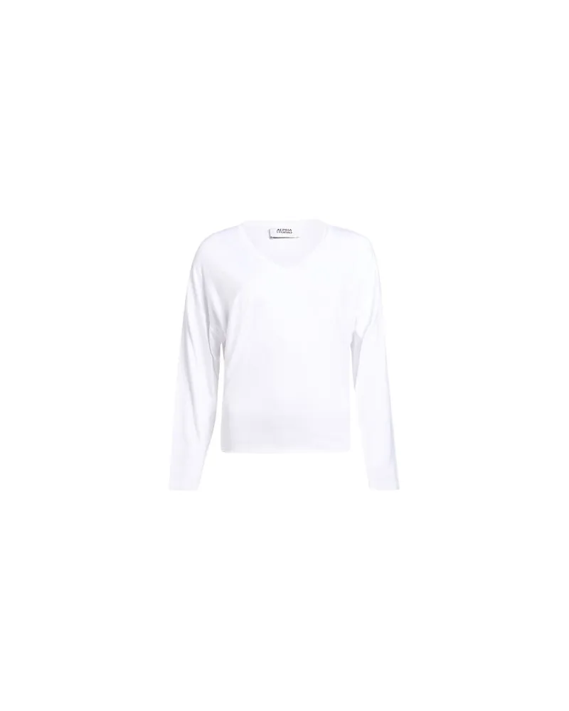 Alpha Studio TOPS - T-shirtsauf YOOX.COM Weiß