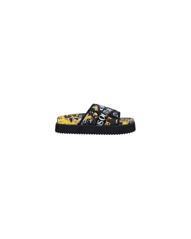 Versace Jeans SCHUHE - Sandalenauf YOOX.COM Schwarz