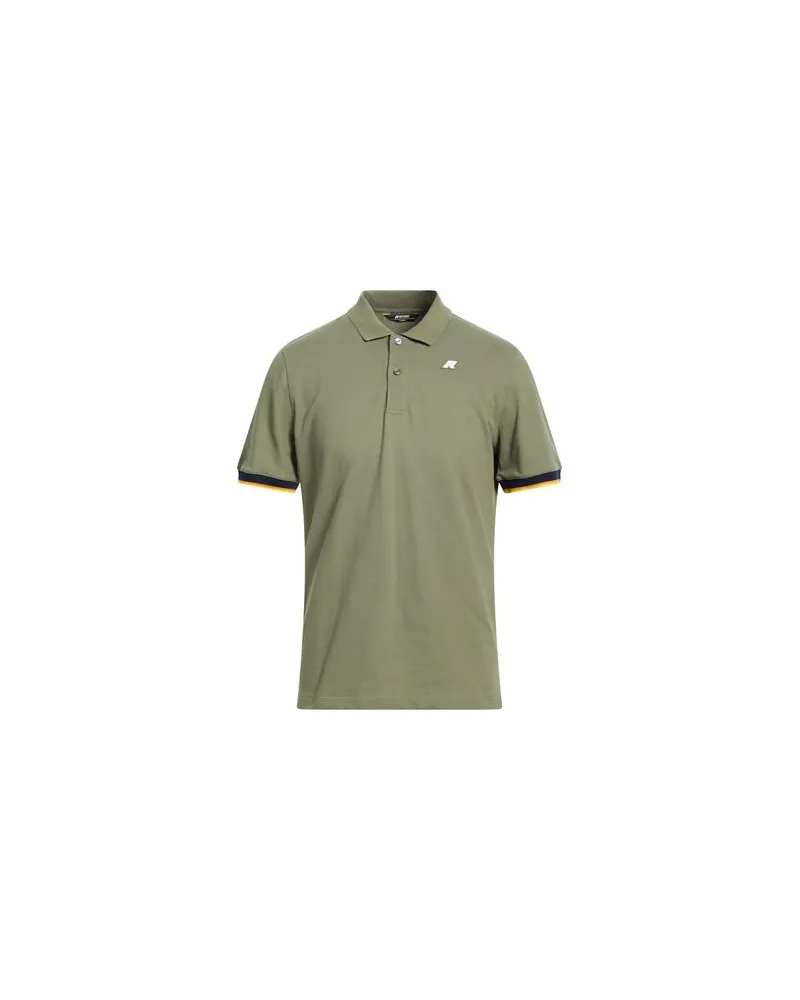 K-Way TOPS - Poloshirtsauf YOOX.COM Militärgrün