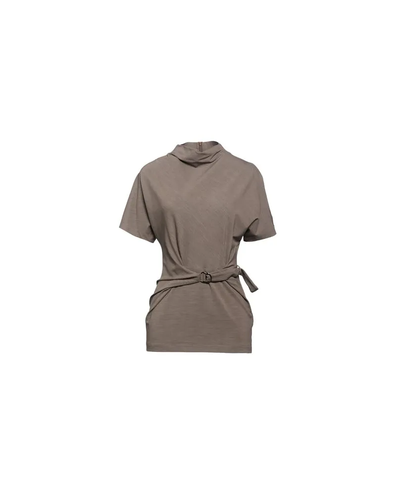 Brunello Cucinelli TOPS - T-shirtsauf YOOX.COM Maulwurfsgrau