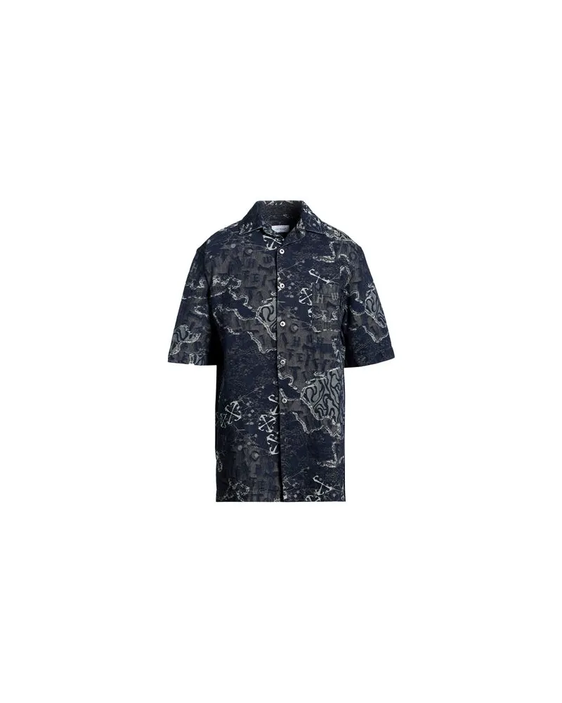 OFF-WHITE TOPS - Jeanshemdenauf YOOX.COM Blau