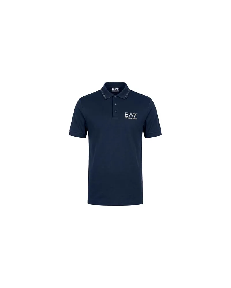 EA7 TOPS - Poloshirtsauf YOOX.COM Marineblau