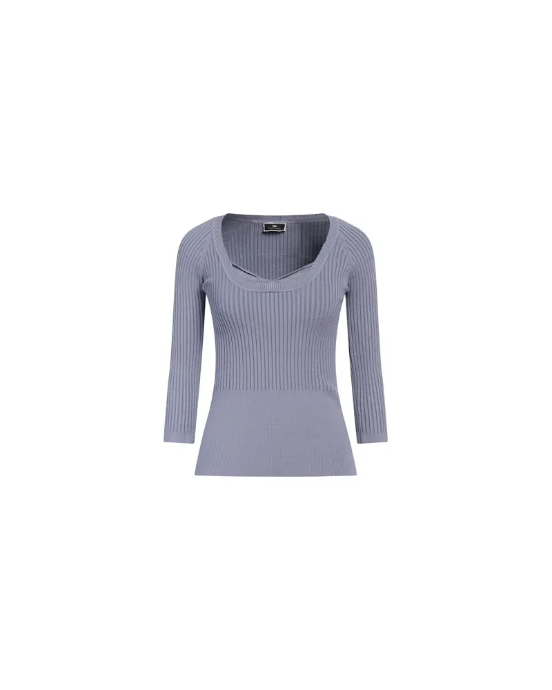Elisabetta Franchi STRICKWAREN - Pulloverauf YOOX.COM Hellblau