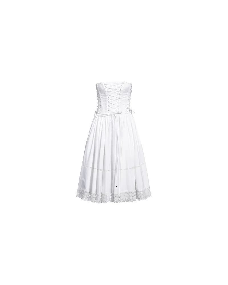 Dolce & Gabbana KLEIDER - Midi-Kleiderauf YOOX.COM Weiß