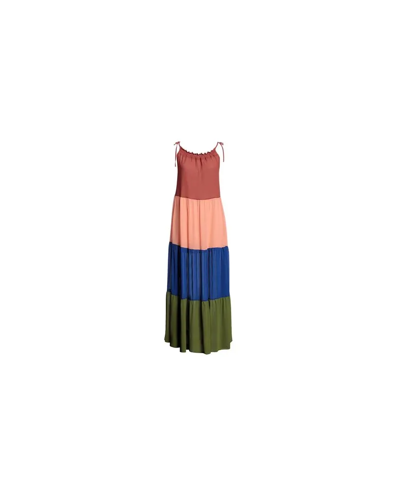 RELISH KLEIDER - Maxi-Kleiderauf YOOX.COM Rostrot