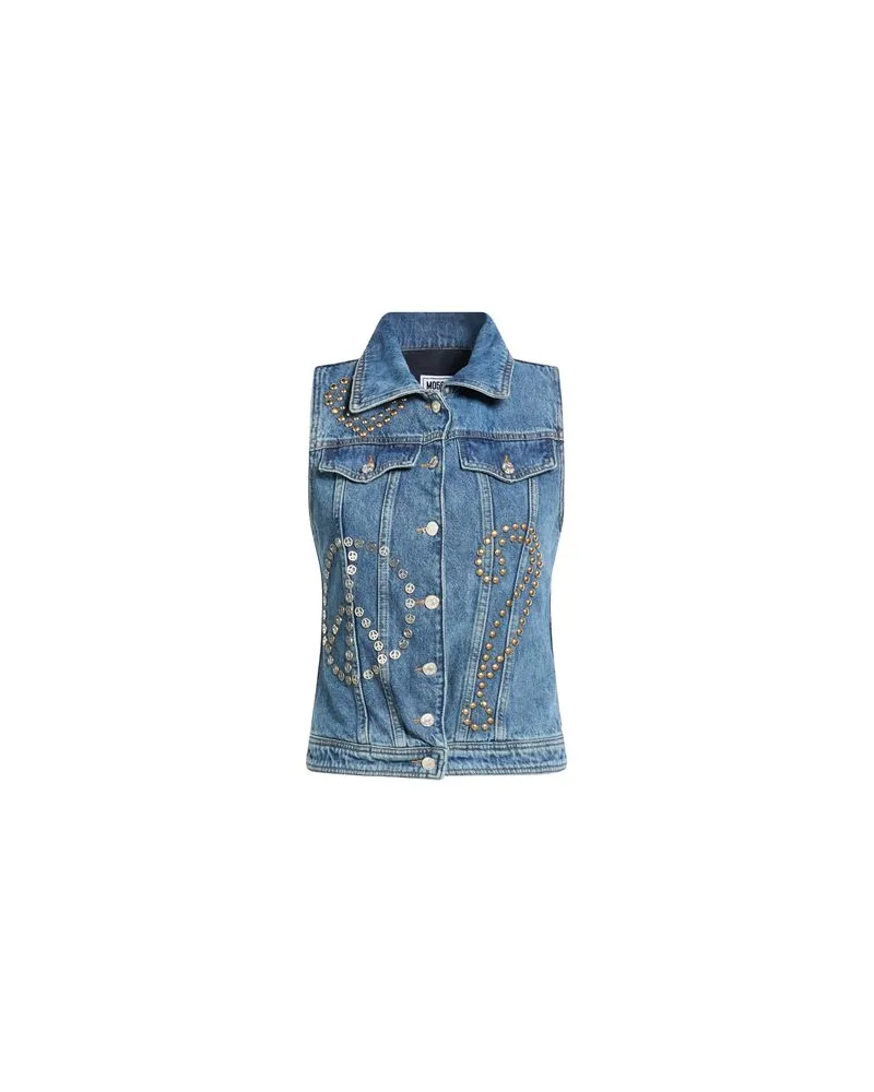 Moschino JACKEN & MÄNTEL - Jeansjacken/Mäntelauf YOOX.COM Blau