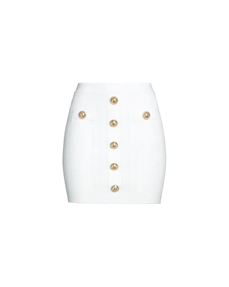 Balmain HOSEN & RÖCKE - Miniröckeauf YOOX.COM Weiß