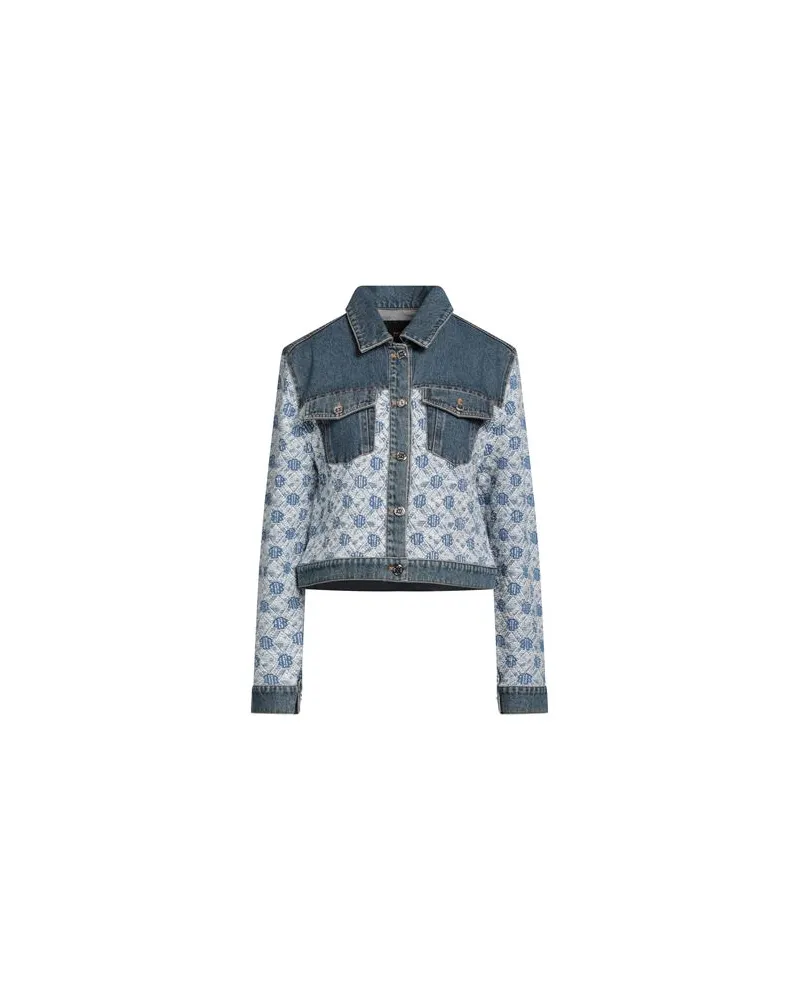 Maje JACKEN & MÄNTEL - Jeansjacken/Mäntelauf YOOX.COM Blau