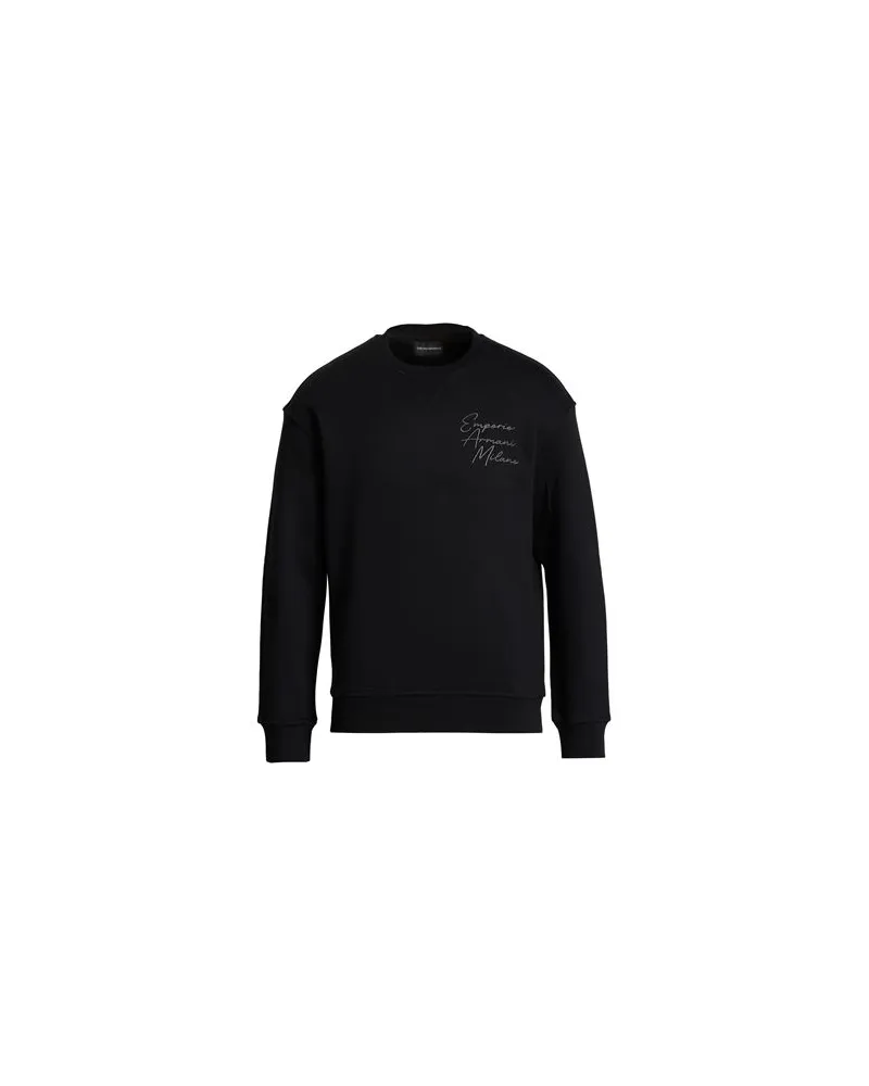 Emporio Armani TOPS - Sweatshirtsauf YOOX.COM Schwarz