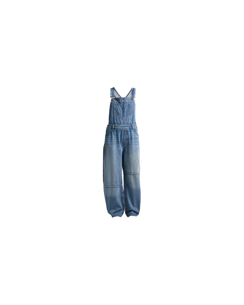 Ganni OVERALLS - Lange Overallsauf YOOX.COM Blau