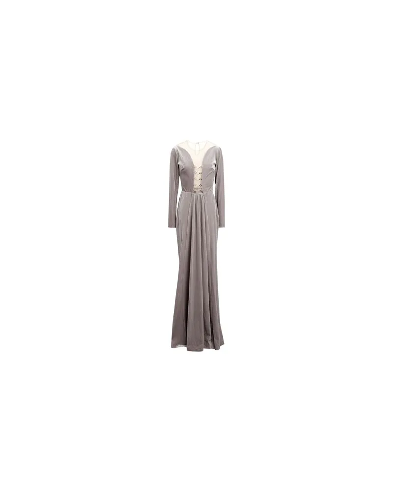 Elisabetta Franchi RED CARPET - KLEIDER - Maxi-Kleiderauf YOOX.COM Grau