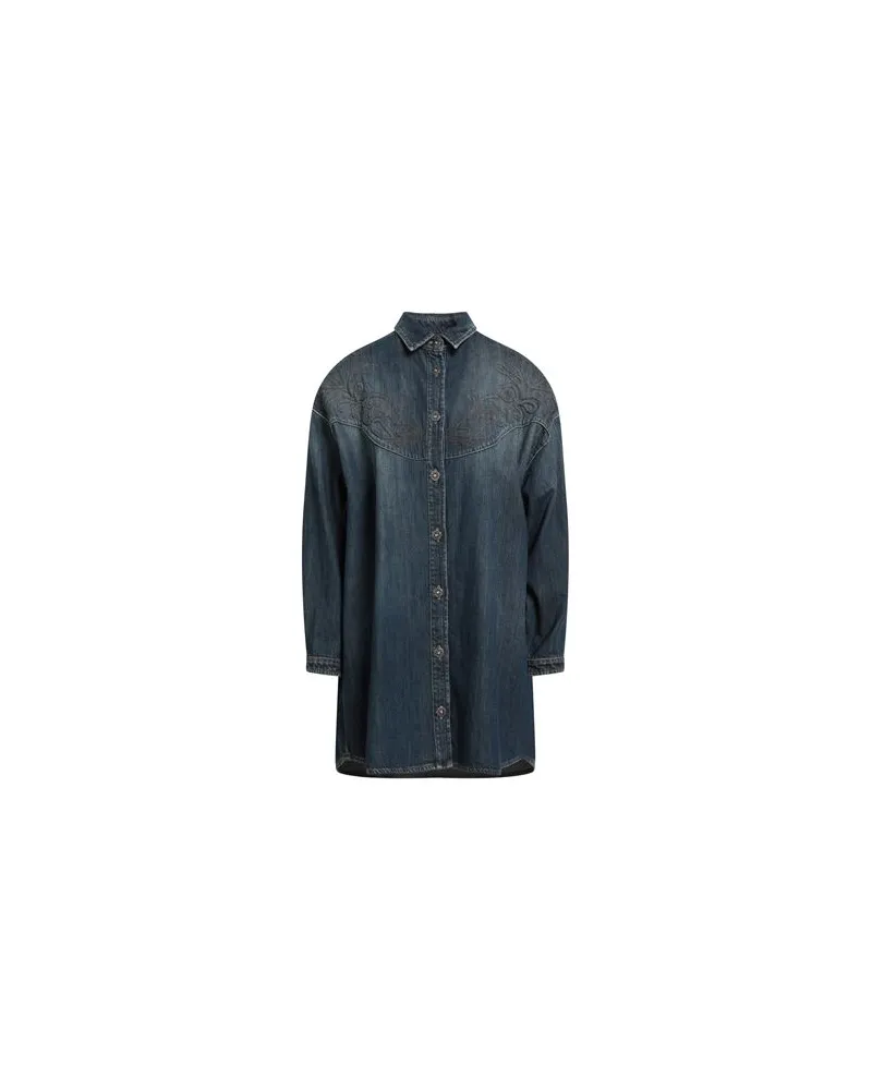 Dondup TOPS - Jeanshemdenauf YOOX.COM Blau