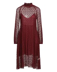 forte_forte Midi-Kleid Bordeaux