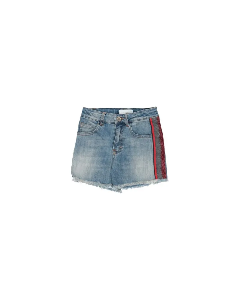 Roberto Cavalli HOSEN & RÖCKE - Jeansshortsauf YOOX.COM Blau