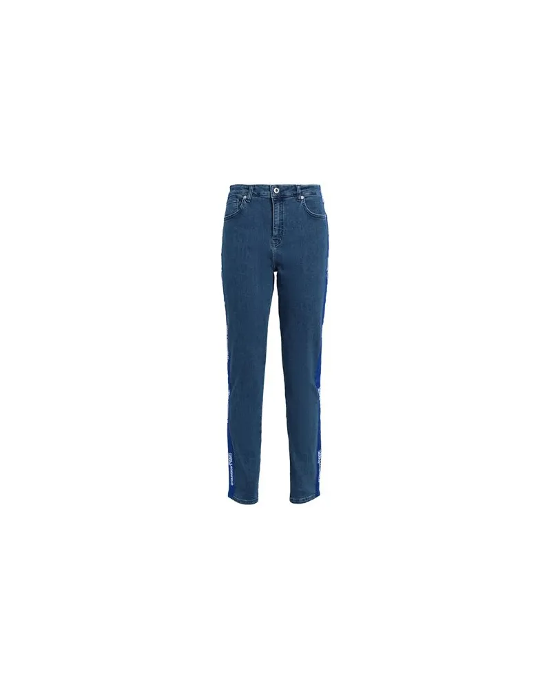 Karl Lagerfeld KLJ HR SKINNY LOGO DENIM  - HOSEN & RÖCKE - Jeanshosenauf YOOX.COM Blau