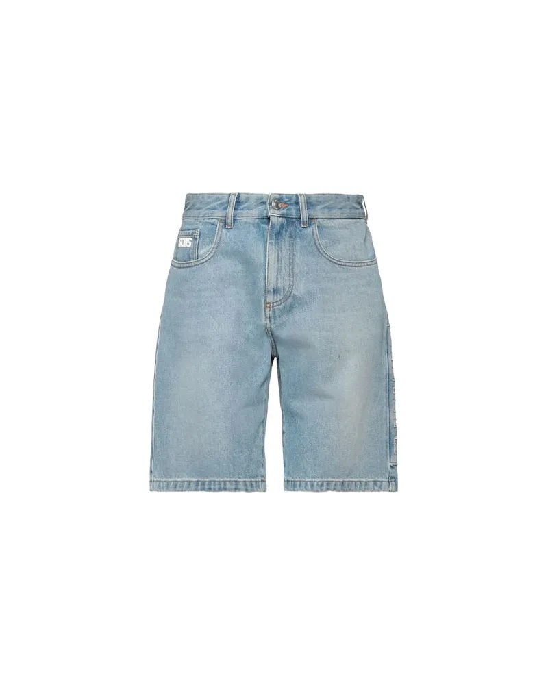GCDS HOSEN & RÖCKE - Jeansshortsauf YOOX.COM Blau
