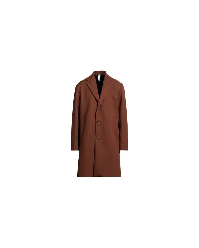 Hevò JACKEN & MÄNTEL - Mäntelauf YOOX.COM Schokobraun