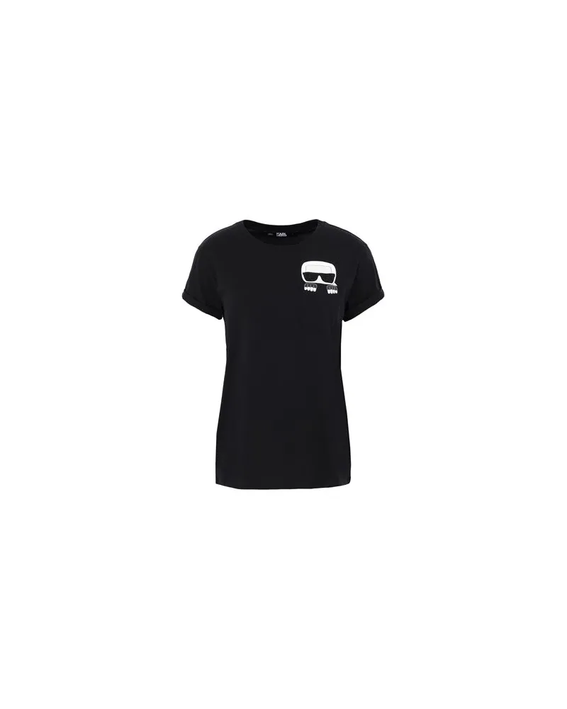 Karl Lagerfeld IKONIK KARL POCKET TEE  - TOPS - T-shirtsauf YOOX.COM Schwarz