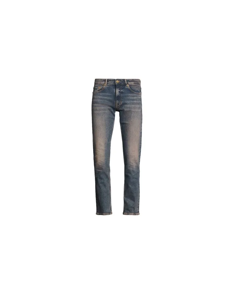Versace Jeans HOSEN & RÖCKE - Jeanshosenauf YOOX.COM Blau