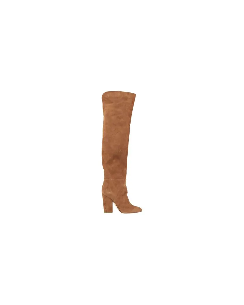 Sergio Rossi SCHUHE - Stiefelauf YOOX.COM Kamel
