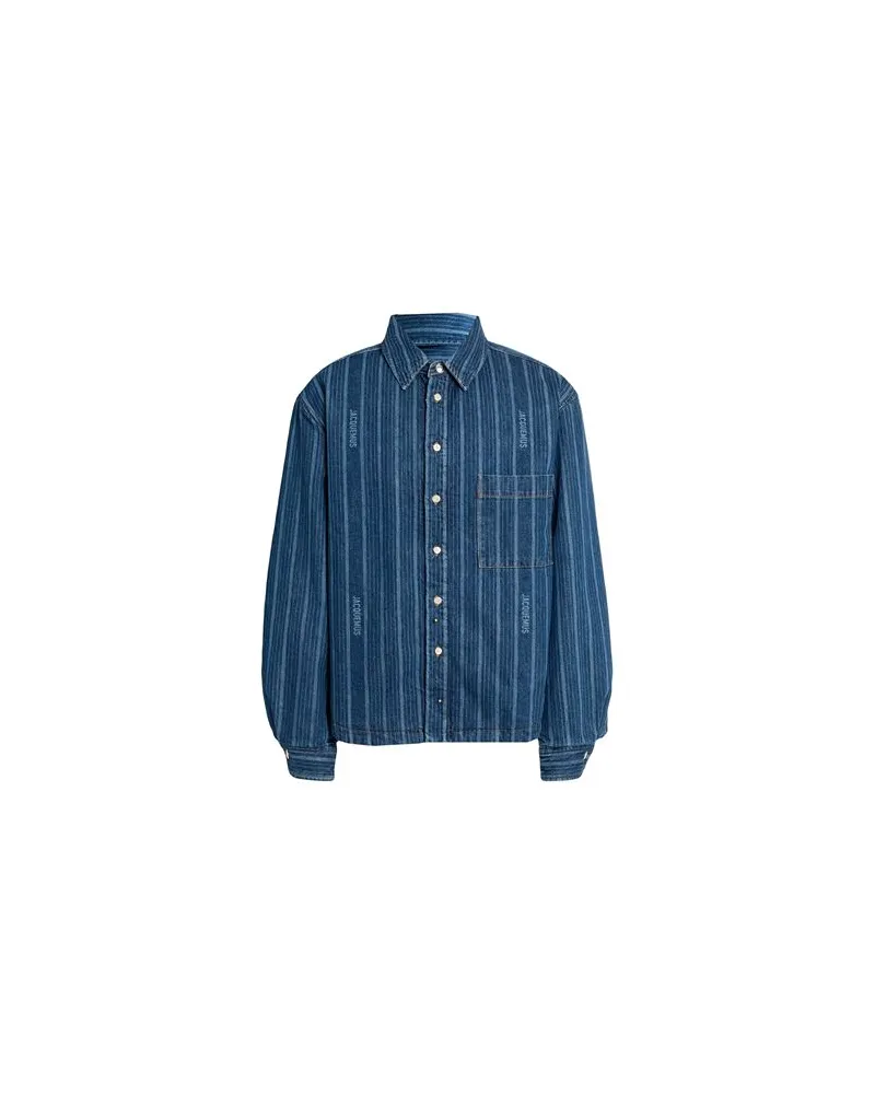 Jacquemus JACKEN & MÄNTEL - Jeansjacken/Mäntelauf YOOX.COM Blau