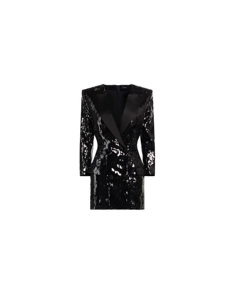 Balmain KLEIDER - Mini-Kleiderauf YOOX.COM Schwarz