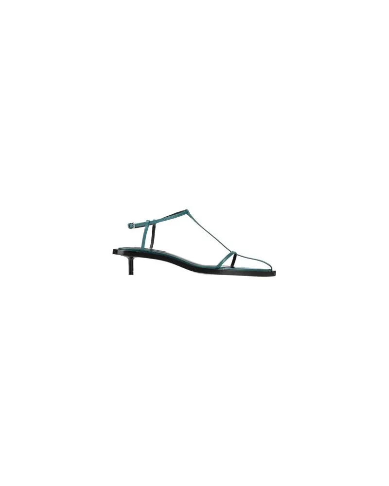 Jil Sander SCHUHE - Sandalenauf YOOX.COM Aquamarin