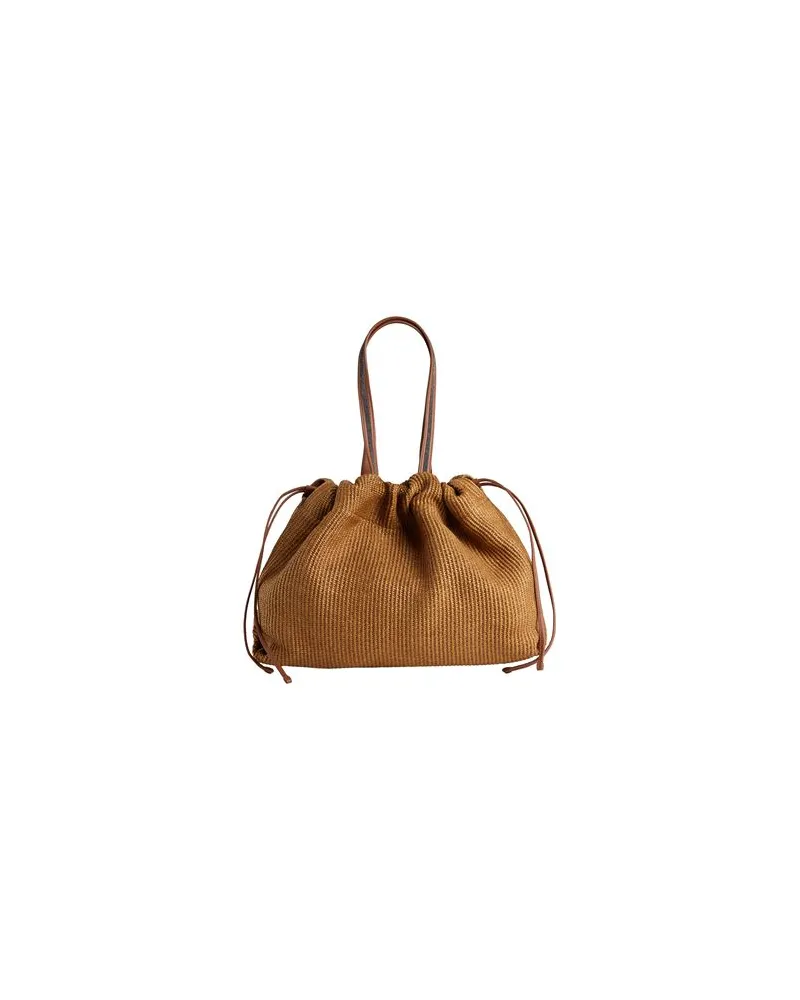 Brunello Cucinelli TASCHEN - Schultertaschenauf YOOX.COM Kamel