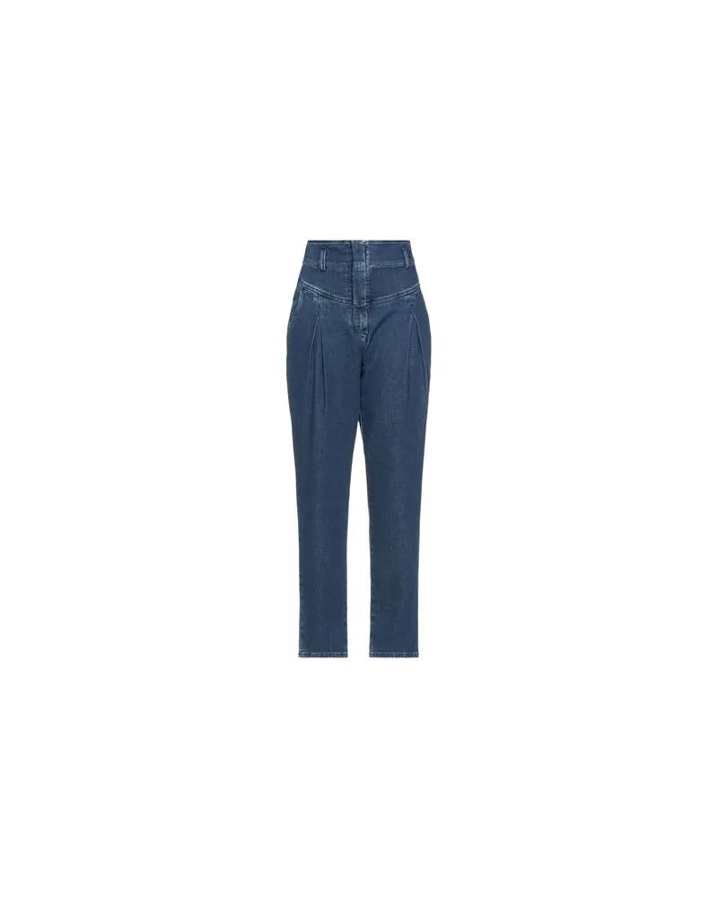 Alberta Ferretti HOSEN & RÖCKE - Jeanshosenauf YOOX.COM Blau
