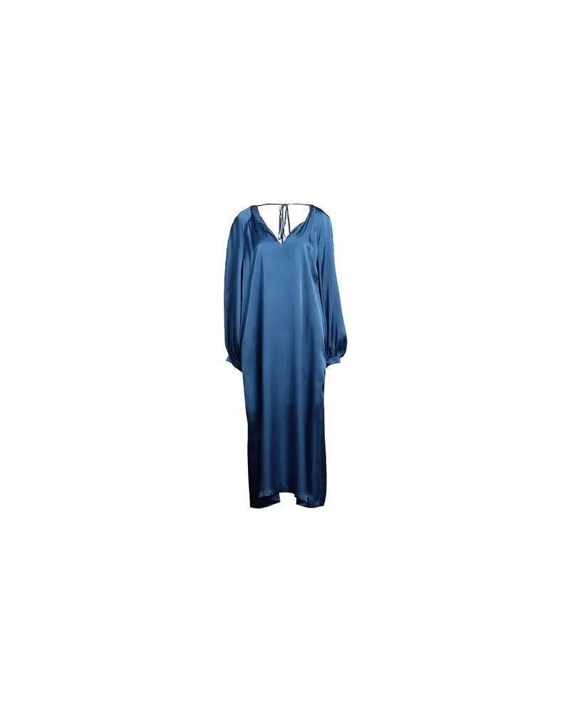 Semicouture KLEIDER - Midi-Kleiderauf YOOX.COM Taubenblau