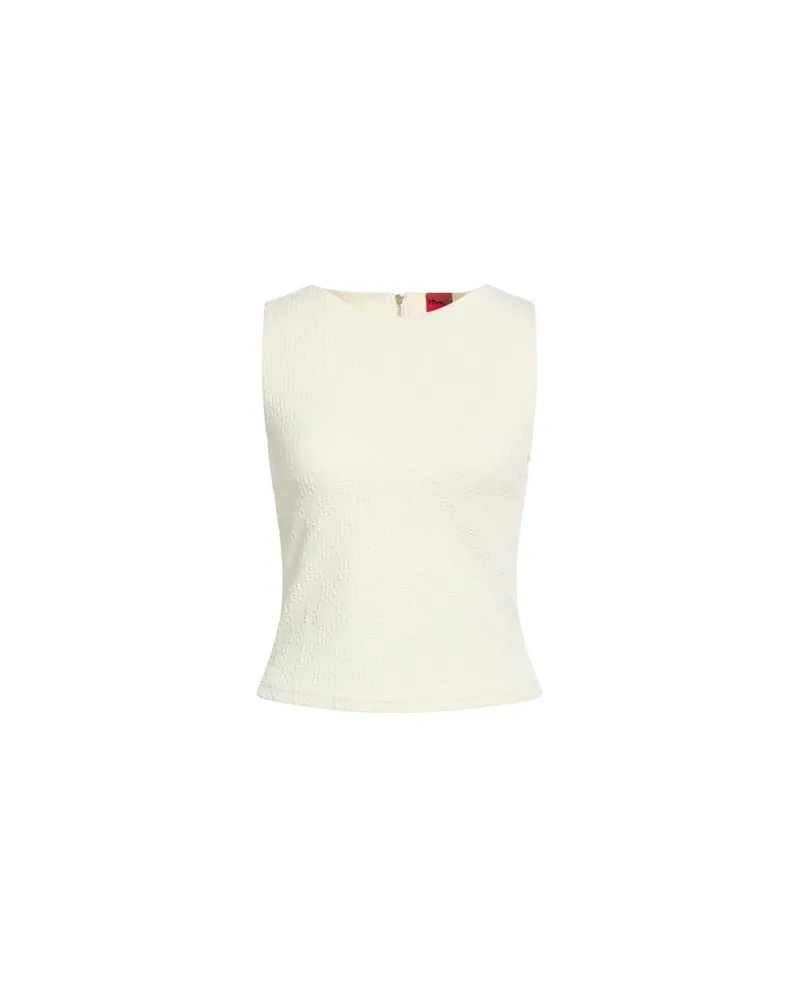 HUGO BOSS TOPS - Topsauf YOOX.COM Elfenbein
