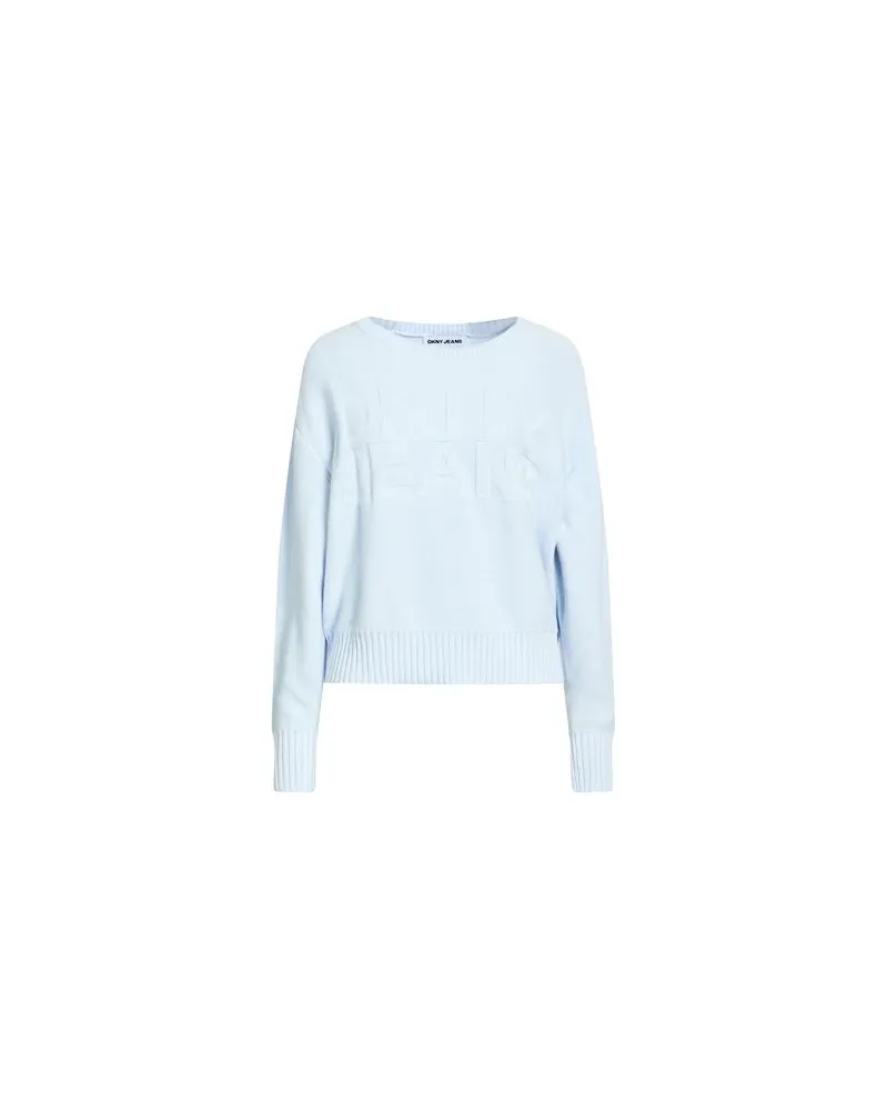 DKNY STRICKWAREN - Pulloverauf YOOX.COM Himmelblau