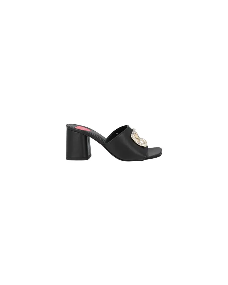 Moschino SCHUHE - Sandalenauf YOOX.COM Schwarz