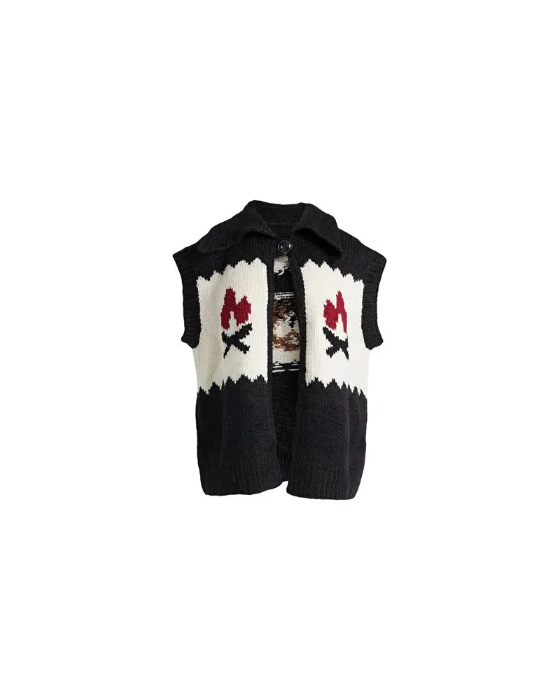 Dsquared2 STRICKWAREN - Strickjackenauf YOOX.COM Schwarz