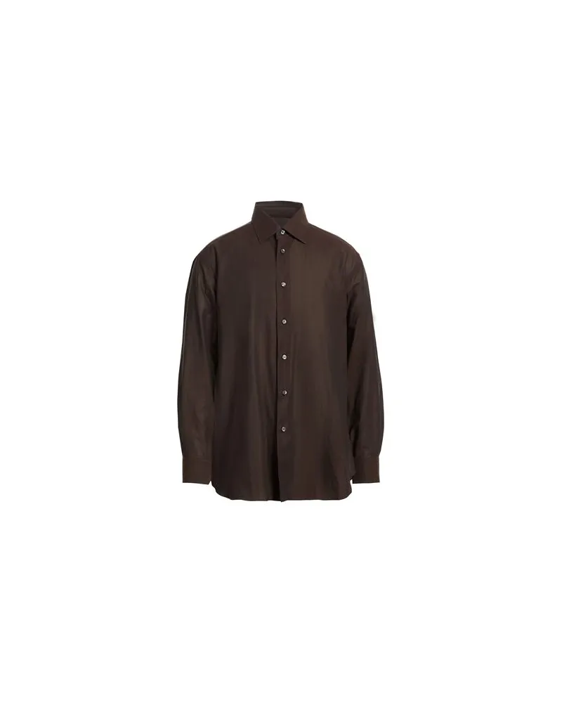 Brioni TOPS - Hemdenauf YOOX.COM Braun