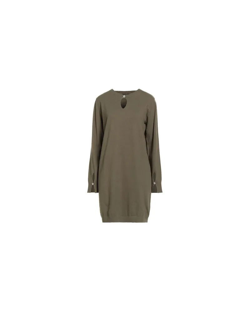 RELISH KLEIDER - Mini-Kleiderauf YOOX.COM Militärgrün