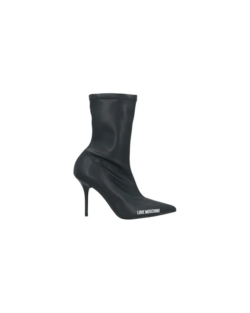 Moschino SCHUHE - Stiefelettenauf YOOX.COM Schwarz