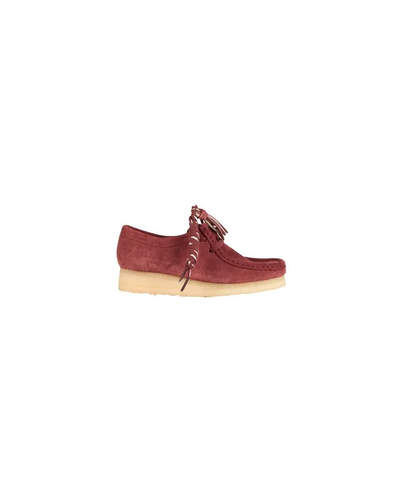 Clarks SCHUHE - Schnürschuheauf YOOX.COM Ziegelrot