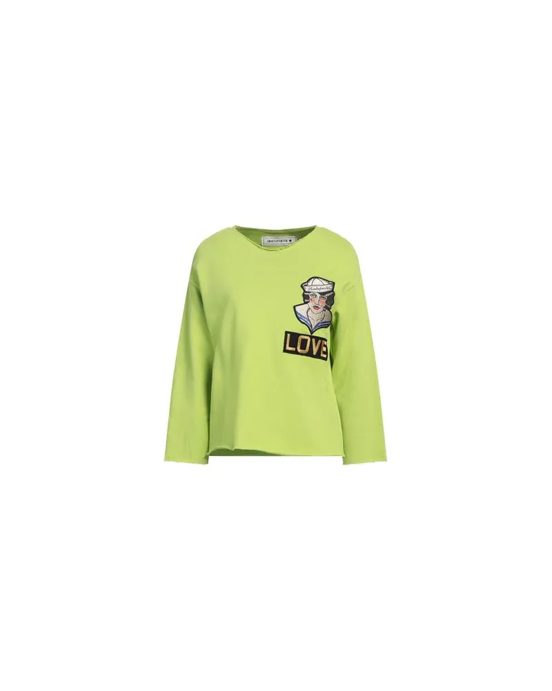 SHIRTAPORTER TOPS - Sweatshirtsauf YOOX.COM Limettengrün