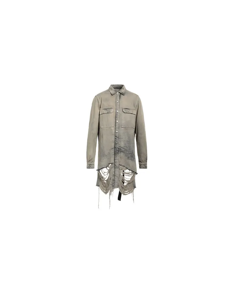 Rick Owens TOPS - Jeanshemdenauf YOOX.COM Grau