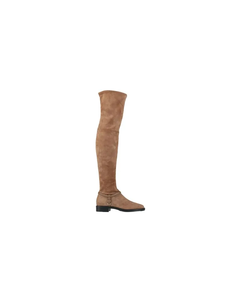 Sergio Rossi SCHUHE - Stiefelauf YOOX.COM Hellbraun