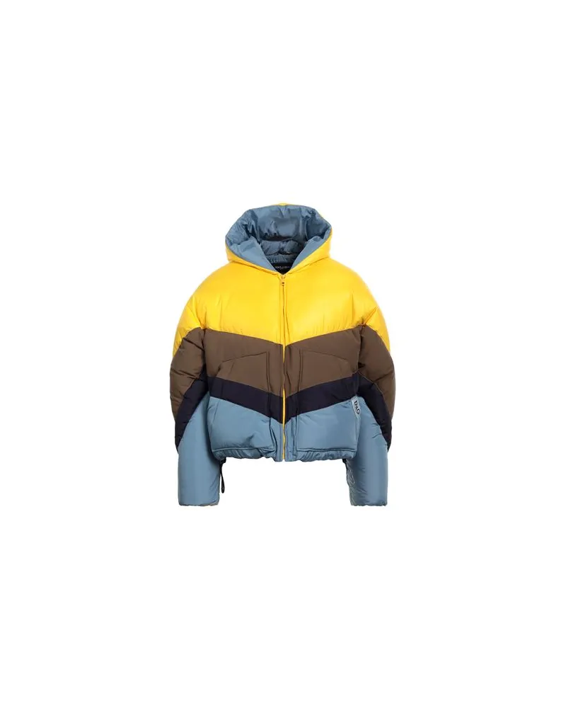 Dolce & Gabbana JACKEN & MÄNTEL - Pufferjacken & Daunenjackenauf YOOX.COM Gelb