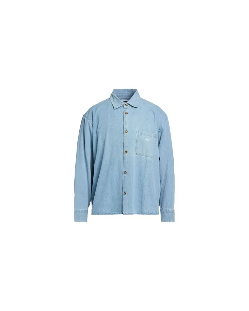 Obey TOPS - Jeanshemdenauf YOOX.COM Blau