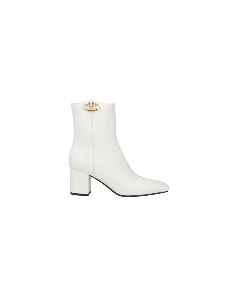 Valentino Garavani SCHUHE - Stiefelettenauf YOOX.COM Elfenbein