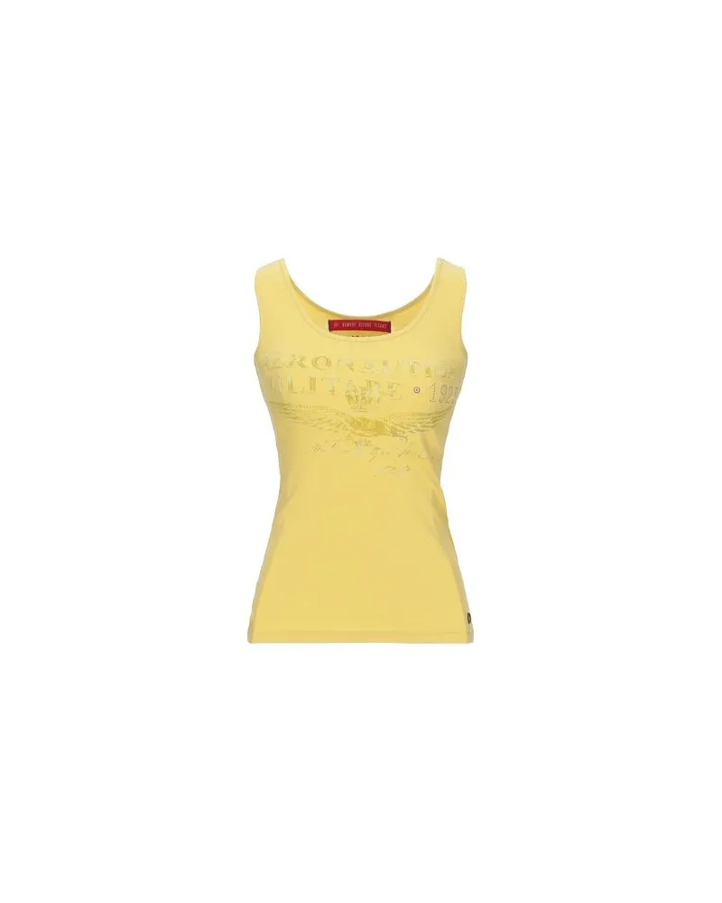 Aeronautica Militare TOPS - Tank Topsauf YOOX.COM Pastellgelb