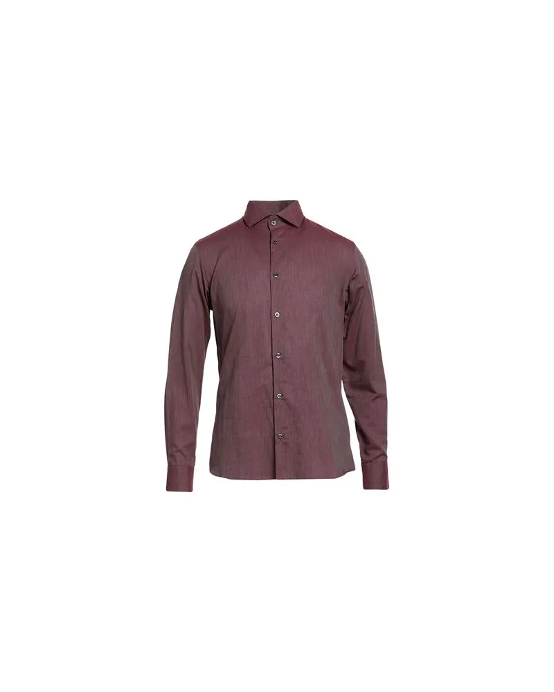 MOORER TOPS - Hemdenauf YOOX.COM Pflaume