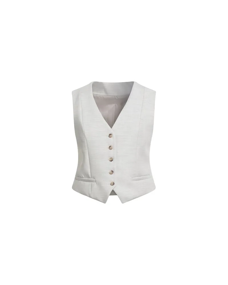Selected ANZÜGE und CO-ORDS - Couture-Westenauf YOOX.COM Hellgrau