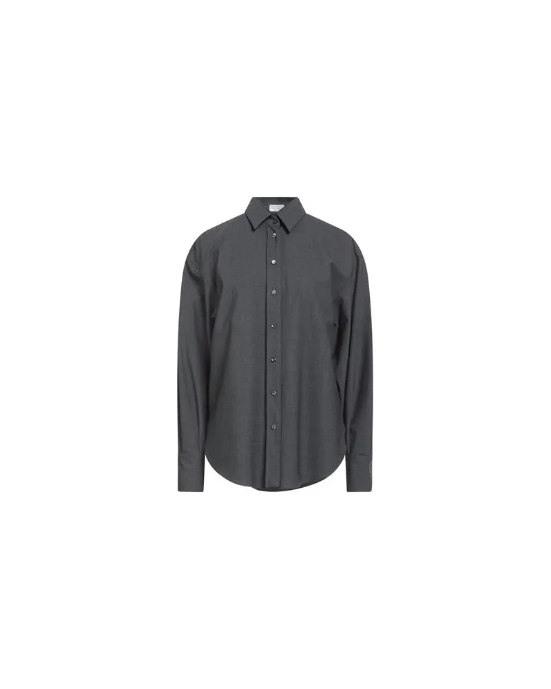 Brunello Cucinelli TOPS - Hemdenauf YOOX.COM Grau